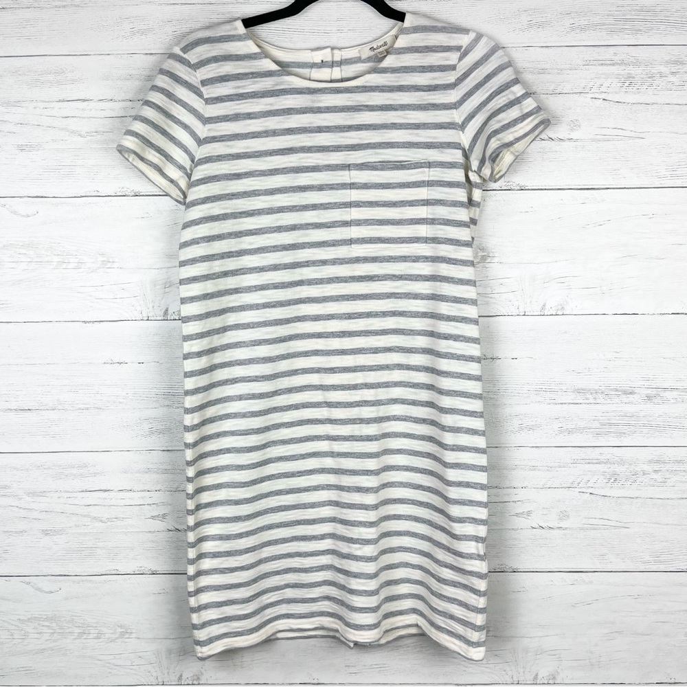 NWT Madewell Striped Tee Dress